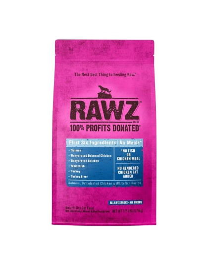 Rawz Cat Salmon Chicken Whitefish 1.75 Lb Meal Free