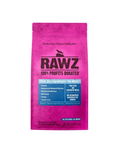 Rawz Cat Salmon Chicken Whitefish.3.5Lb Meal Free