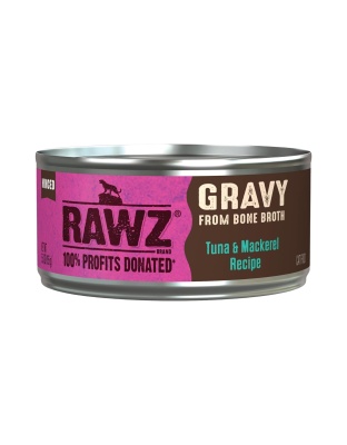Rawz Gravy Cat 5.5oz. Tuna Mackerel  (Case of 24)