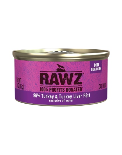 Rawz 96% Cat 3oz.Turkey Turkey Liver Pate (Case of 18)