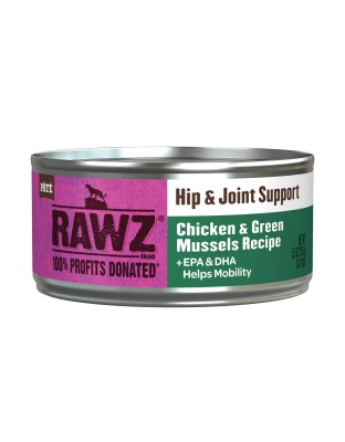 Rawz Hip and Joint Cat 5.5oz. Chicken Green Mussels Pate (Case of 24)