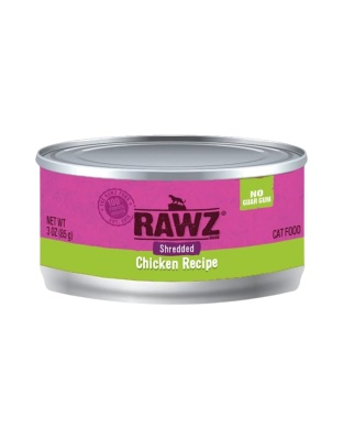 Rawz Cat Shredded Chicken 3oz. (Case of 18)