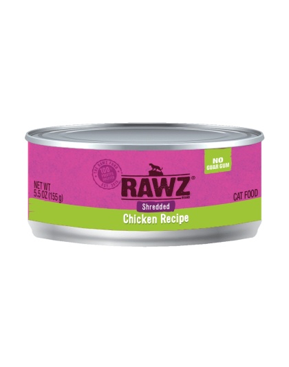 Rawz Cat Shredded Chicken 5.5oz. (Case of 24)
