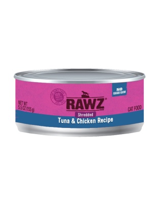 Rawz Cat Shredded Tuna Chicken 5.5oz. (Case of 24)