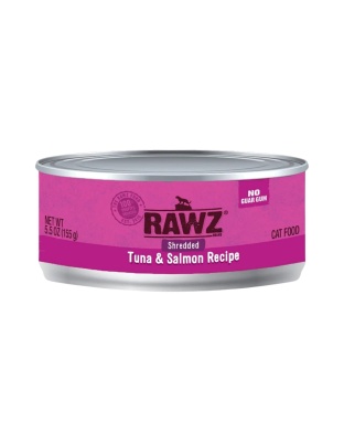 Rawz Cat Shredded Tuna Salmon 5.5oz. (Case of 24)