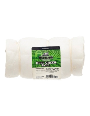 Redbarn Pet Products Beef Cheek Roll Dog Treat Original, 25ea/1.2oz. MD