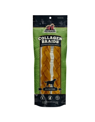 Redbarn Pet Products Collagen Braid Dog Treat 1ea/LG, 2 pk