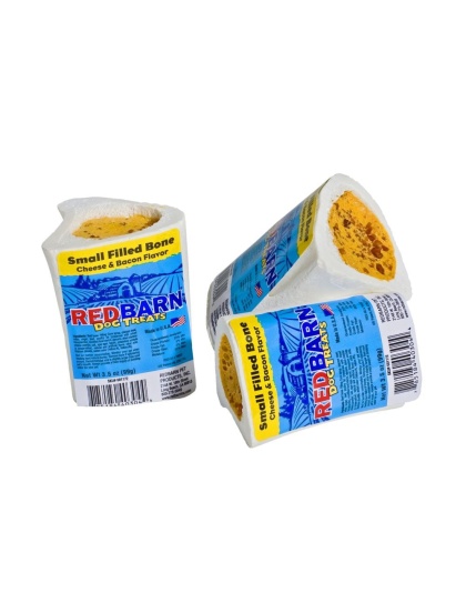 Redbarn Pet Products Filled Bone Dog Treat Cheese & Bacon 1ea/3.5 oz, SM