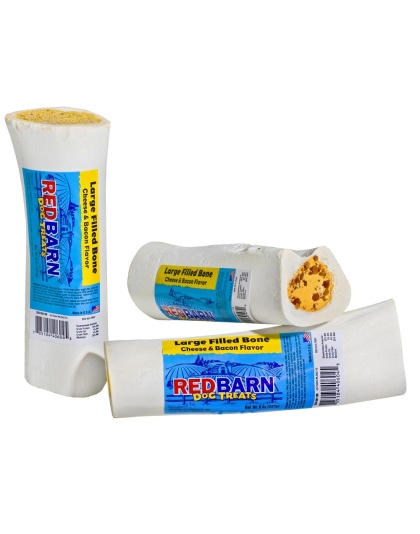 Redbarn Pet Products Filled Bone Dog Treat Cheese & Bacon 1ea/5 oz, LG