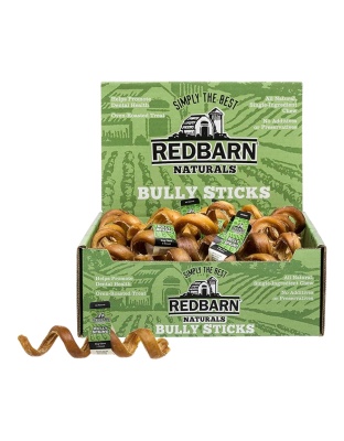 Redbarn Pet Products Bully Springs Dog Treat 25ea/25 ct, 6 in