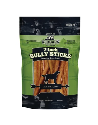 Redbarn Pet Products Bully Stick Dog Treat 1ea/7 in, 6 pk
