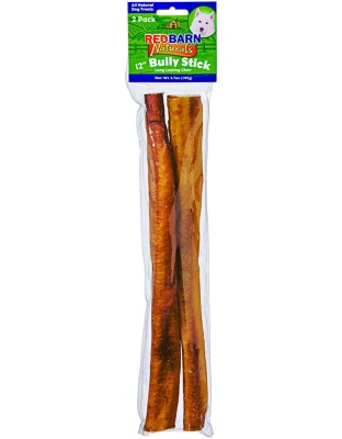 Redbarn Pet Products Bully Stick Dog Treat 1ea/12 in, 2 pk
