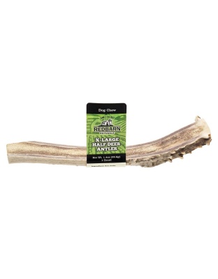 Redbarn Pet Products Natural Deer Antler Dog Treat Split 1ea/XL, 1.4 oz
