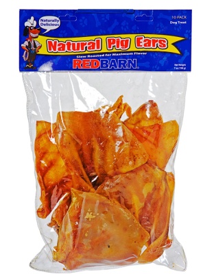 Redbarn Pet Products Natural Pig Ears Dog Treat 1ea/7 oz, 10 pk