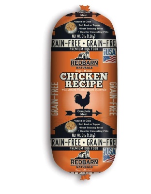 Redbarn Pet Products Grain Free Dog Food Roll Chicken 1ea/3 lb