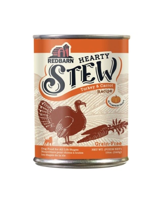 Redbarn Pet Products Hearty Stew All Life Stages Canned Dog Food Turkey & Carrot, 12oz. (Case of 12)
