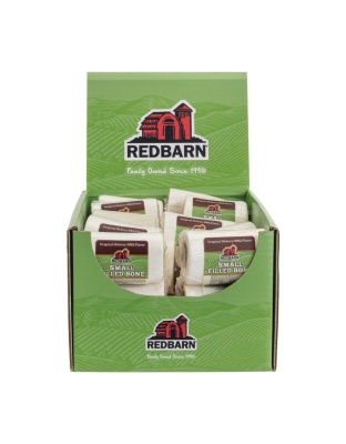 Redbarn Pet Products Filled Bone Dog Treat Original Hickory BBQ SM (Case of 20)