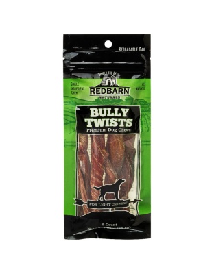 Redbarn Pet Products Bully Twists Dog Treat 1ea/5 ct