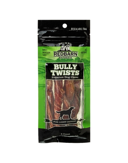 Redbarn Pet Products Bully Twists Dog Treat 1ea/5 ct