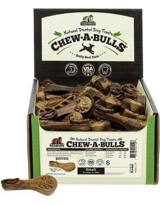 Redbarn Pet Products Chew-A-Bulls Dental Dog Treat Brush 1ea/24 pk, SM