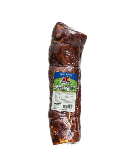 Redbarn Pet Products Glazed Beef Cheek Roll Dog Treat Beef 1ea/LG
