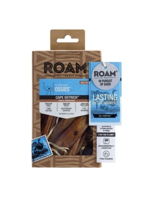 Roam Flavor Rich Ossies Ostrich 3oz.