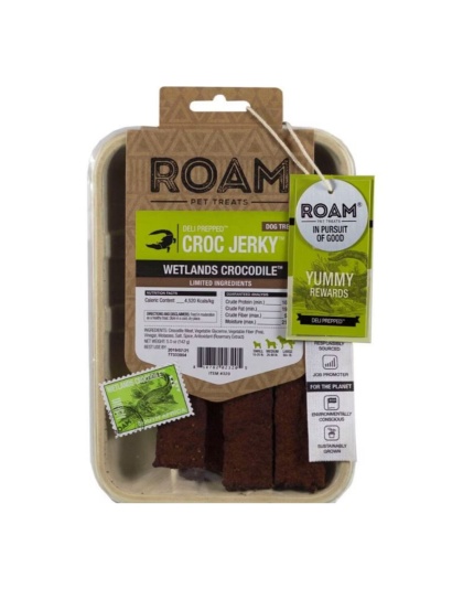 Roam Deli Prepped Croc Jerky Crocodile 5oz.