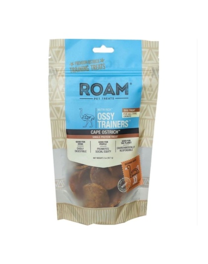 Roam Training Treats Ostrich 1oz.