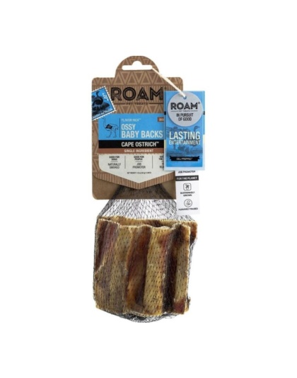 Roam Flavor Rich Ossy Baby Backs Ostrich 2 Pk