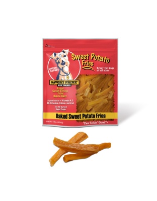 Savory Prime Baked Sweet Potato Fries Dog Treat  16oz.  (2 pack)