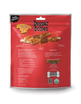 Savory Prime Beggar Bone 5 in 1 Kabobs Dog Treats 1ea/4 oz, 6 pk