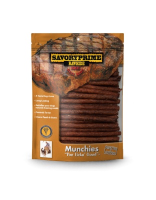 Savory Prime Munchie Sticks Dog Treat Beef 1ea/5 in, 100 pk