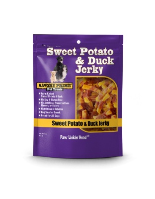Savory Prime Natural Jerky Treats Sweet Potato & Duck 1ea/16 oz
