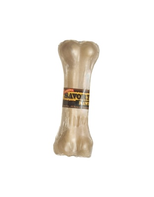 Savory Prime Pressed Rawhide Bones Bulk Natural 1ea/4.5 in