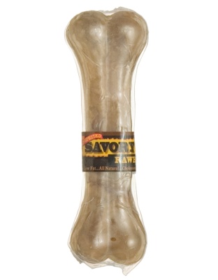 Savory Prime Pressed Rawhide Bones Bulk Natural 1ea/6.5 in