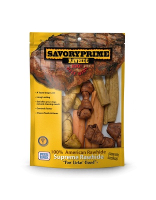 Savory Prime Rawhide Value Pack Assorted 1ea/1.36 lb, SM