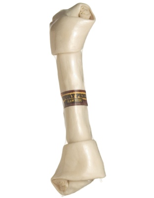 Savory Prime Supreme Knotted Rawhide Bones Bulk Natural 1ea/11-12 in