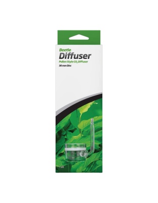 Seachem Laboratories Glass Pollen Style CO2 Beetle Diffuser Clear, 1ea/30 mm