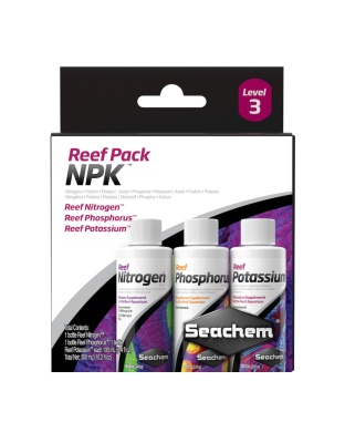 Seachem Laboratories Reef Supplement Pack NPK Level-3, 1ea/3 pk