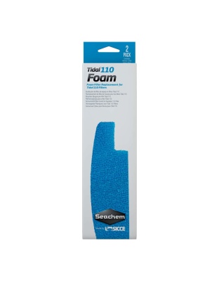 Seachem Laboratories Tidal Foam Sponge For Tidal 110 Filters, Blue, 1ea/2 pk
