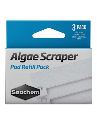 Seachem Laboratories Algae Scraper Replacement Pad White, 1ea/3 pk