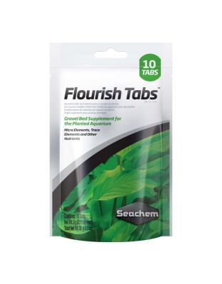 Seachem Laboratories Flourish Tabs Plant Supplement 1ea/1.1 oz., 10 ct