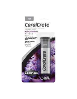 Seachem Laboratories CoralCrete Epoxy Adhesive Grey, 1ea/2 oz.