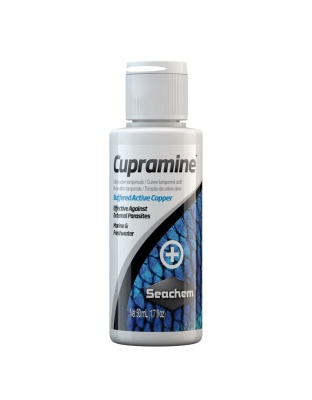 Seachem Laboratories Cupramine Copper Treatment 1ea/1.7 fl. oz.