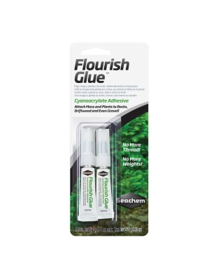 Seachem Laboratories Flourish Glue Cyanoacrylate Adhesive Clear, 1ea/4 g, 2 ct