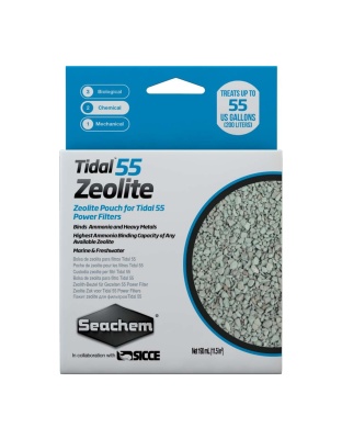 Seachem Laboratories Tidal Zeolite Ammonia and Heavy Metals Binding Media 1ea/190 ml