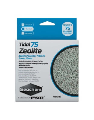 Seachem Laboratories Tidal Zeolite Ammonia and Heavy Metals Binding Media 1ea/250 ml
