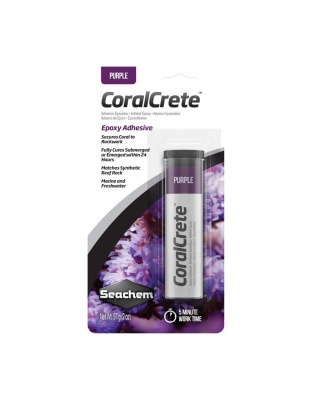 Seachem Laboratories CoralCrete Epoxy Adhesive Purple, 1ea/2 oz.