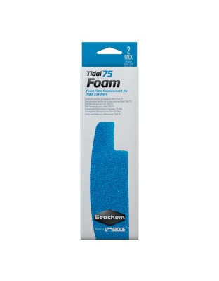 Seachem Laboratories Tidal Foam Sponge For Tidal 75 Filters, Blue, 1ea/2 pk