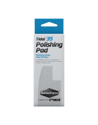Seachem Laboratories Tidal Polishing Pad For Tidal 35 Filters, White, 1ea/2 pk